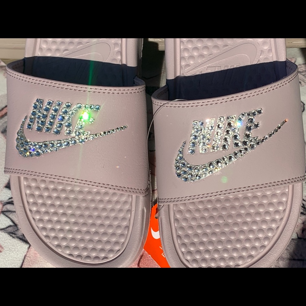 Nike Benassi with Swarovski sz 7